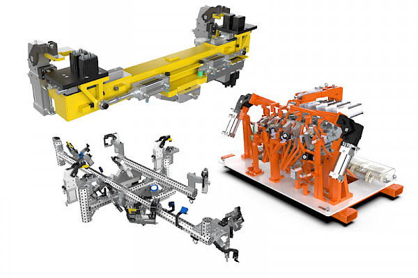 Welding and assembly devices, (EGT) gripping technology, welding guns, HIP / RIP and protective fencing systems.